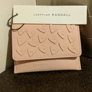 Loeffler Randall Ballet Pink Heart Wallet